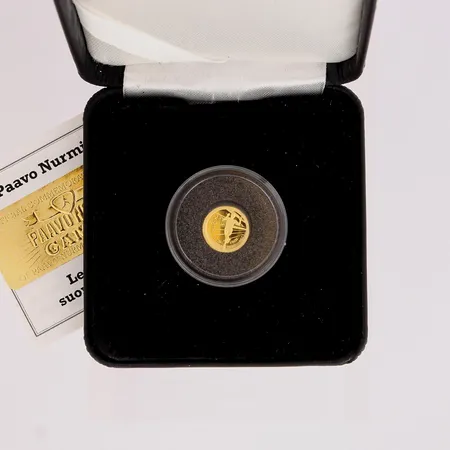Kultaraha, 2 dollaria, Niue Islands, 2013 Paavo Nurmi, Lentävä suomalainen, rasia, 999,  Paino: 0,5 g