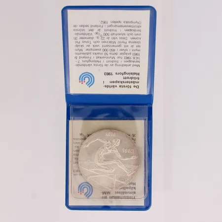 Juhlaraha, Yleisurheilun MM 1983, nimellisarvo 50mk, 500, Paino: 21,9 g