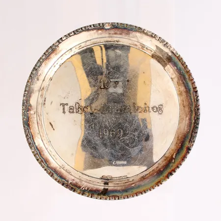 Lasinalunen, kaiverrettu, Ø 105mm, 813,  Paino: 46,3 g