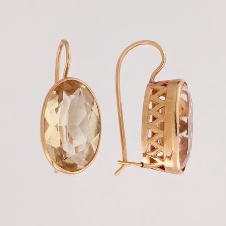 Kivikorvakorut, korkeus 23mm, 585br,  Paino: 4,6 g