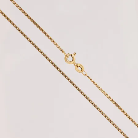 Panssarikaulaketju, pituus 43cm, leveys 1,2mm, 585,  Paino: 2,9 g