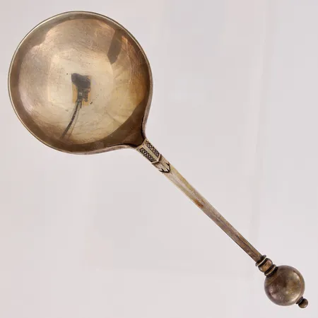 Lusikka, pituus 153mm, hand made, tekijänleima AT, 925,  Paino: 47 g