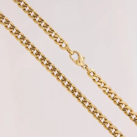 Panssarikaulaketju, ontto, pituus 60cm, leveys 5mm, 585,  Paino: 18,7 g