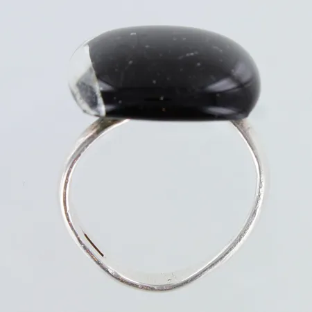 Kivisormus, taittunut, koko 19½, 925br,  Paino: 7,6 g