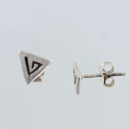 Kuvioidut korvakorut, korkeus 7mm, 830,  Paino: 1,1 g
