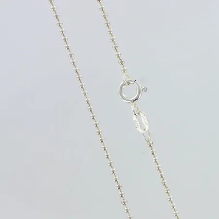Kaulaketju, pituus 45,5cm, 925,  Paino: 3 g