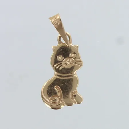 Kissa-riipus, korkeus 16mm, 585,  Paino: 0,5 g