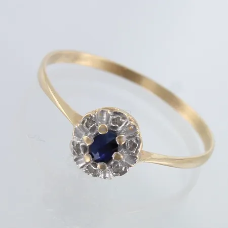 Diana-sormus, koko 18½, 585br,  Paino: 0,9 g