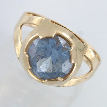 Kivisormus, koko 17½, 585br,  Paino: 2,6 g
