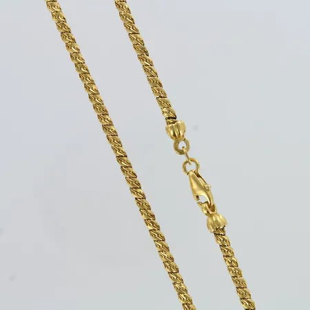 Kaulakoru, pituus 45cm, 585,  Paino: 15 g