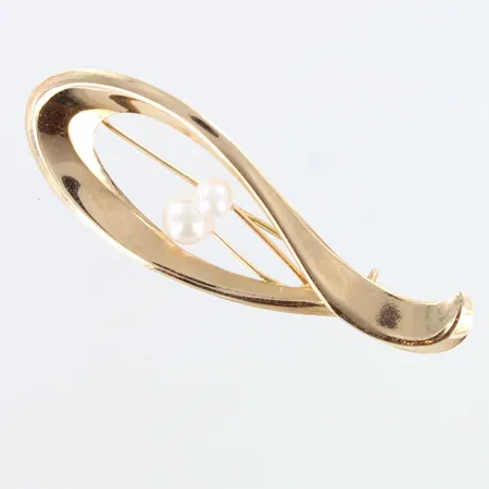 Helmi-rintaneula, leveys 40mm, 585br,  Paino: 1 g