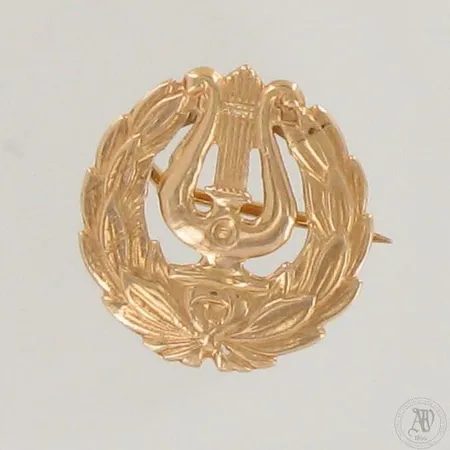 Lyyra-rintakoru, Ø 15mm, 585,  Paino: 1,5 g