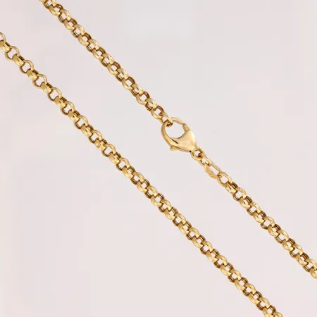 Papukaulaketju, pituus 58cm, leveys 2,5mm, 585,  Paino: 7,3 g