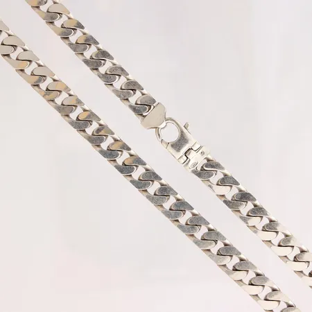 Panssarikaulaketju, pituus 55cm, leveys 8,3mm, Kultajousi, 925,  Paino: 85,4 g