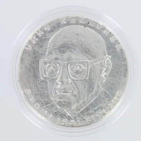 Juhlaraha, Urho Kekkonen 1981, nimellisarvo 50mk, 500,   Paino: 20 g