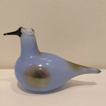 Lasilintu, Taivaankuovi, sig. O. Toikka Nuutajärvi, korkeus 105mm, pituus 160mm