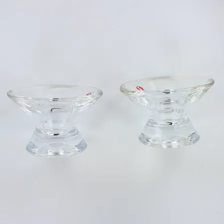 Kaksi kynttilänjalkaa, Iittala, Kartio, Kaj Frack