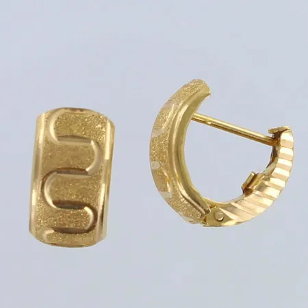 Kuvioidut korvarenkaat, korkeus 13mm, 875br,  Paino: 3,5 g