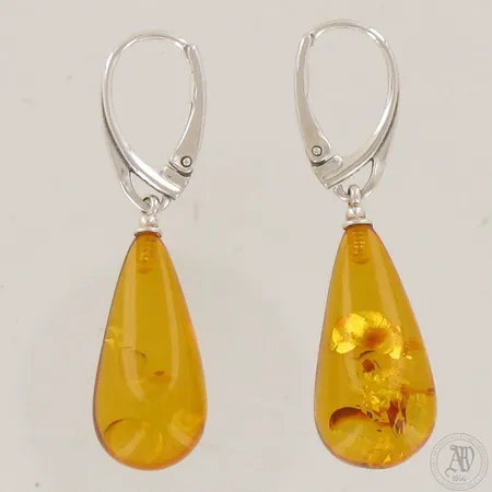 Meripihka-korvakorut, korkeus 40mm, leveys 10mm, 800br,  Paino: 4,4 g
