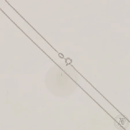Kaulaketju, pituus 44cm, leveys 1mm, 925,  Paino: 3 g