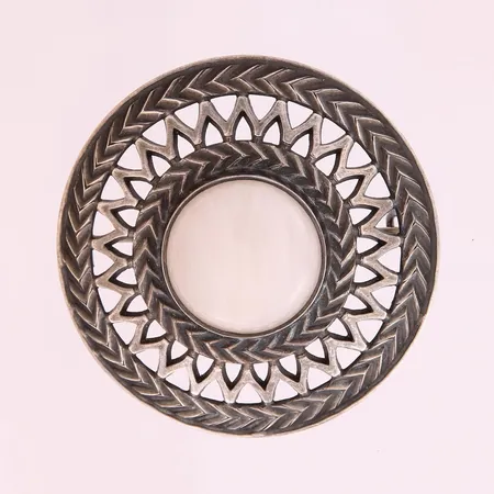 Kivirintaneula, Kalevala Koru, Solki-287, Ø45mm, 925br, Paino: 13,3 g