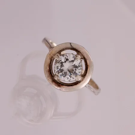 Kivisormus, koko 19½, 925br,  Paino: 4,7 g