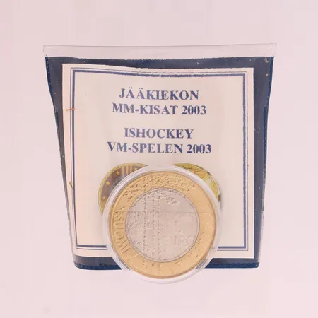 Juhlaraha, Jääkiekon MM-kisat 2003, 5 Euroa, 'Jutin vitonen'