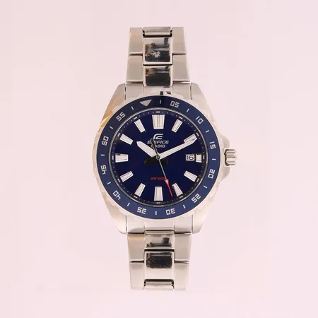 Teräsrannekello Casio Edifice, quartz, rannekeen pituus 163mm, rungon Ø 42mm.