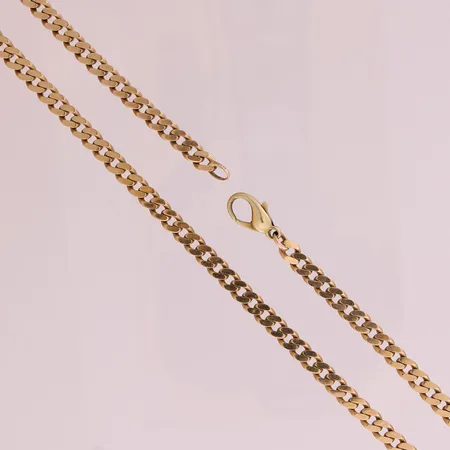 Panssarikaulaketju, pituus 52,5cm, leveys 5mm, 585,  Paino: 36,1 g