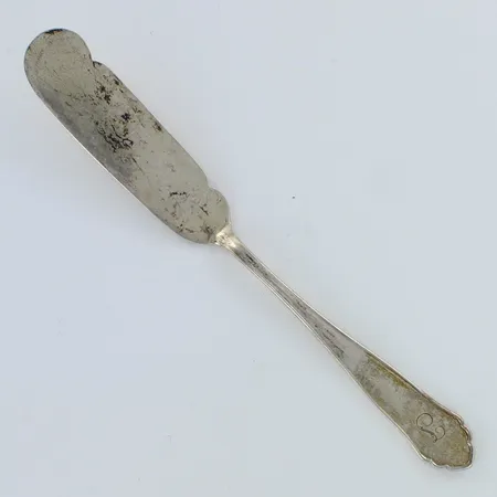Leivosotin, Chippendale, kaiverrettu ja käytön jälkiä, pituus 177mm, 800,  Paino: 36,1 g