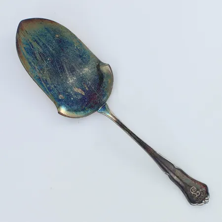 Kakkulapio, Chippendale, kaiverrettu ja käytön jälkiä, pituus 186mm, 813,  Paino: 32,3 g