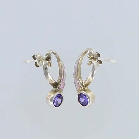 Kivikorvakorut, korkeus 22mm, 925br,  Paino: 4,5 g