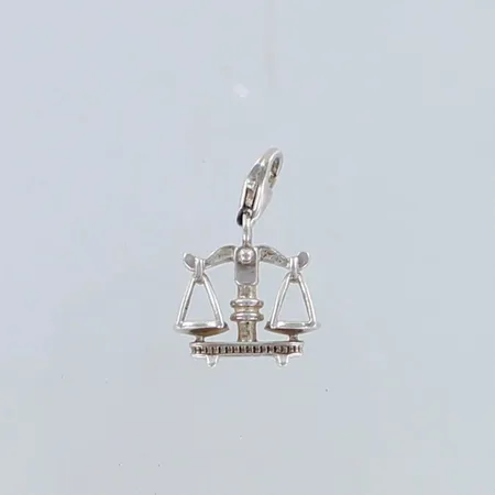 Horoskooppiriipus papukaijalukolla, Thomas Sabo, Vaaka, korkeus 25mm, 925,  Paino: 2,4 g