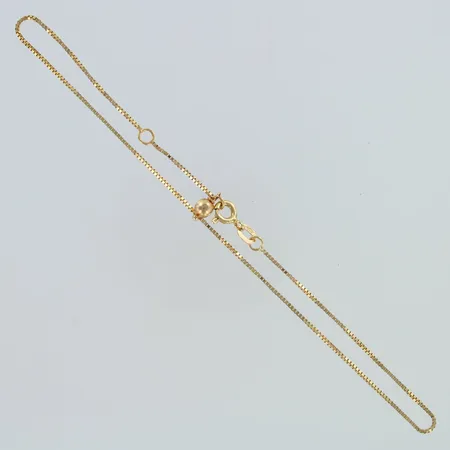Venetsia-nilkkaketju, pituus 230-250mm, 585,  Paino: 1,4 g