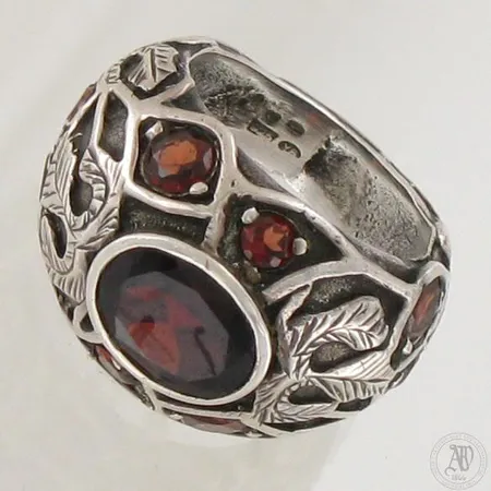 Kivisormus, koko 16¾, GA, valmistettu 2000, 925br,  Paino: 14,6 g