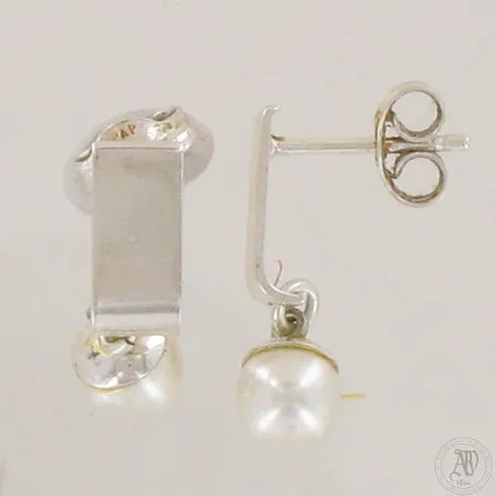 Helmikorvakorut, korkeus 17mm, leveys 5mm, 830br,  Paino: 1 g
