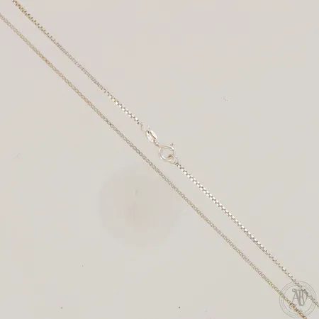 Venetsia-kaulaketju, pituus 50cm, leveys 1mm, 925,  Paino: 4 g
