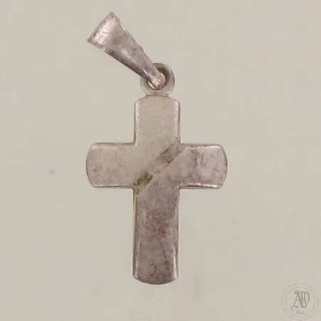 Risti-riipus, korkeus 20mm, leveys 10mm, 925,  Paino: 1,4 g
