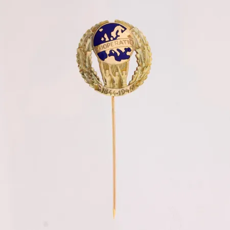 Emaloitu rintaneula, 585, Paino: 4,1 g