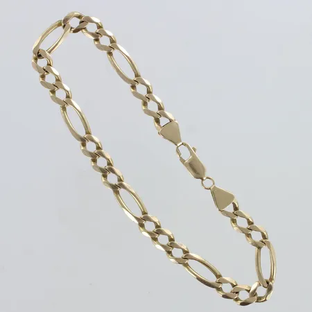 Figaro-ranneketju, pituus 235mm, leveys 6,5mm, 585,  Paino: 14,8 g