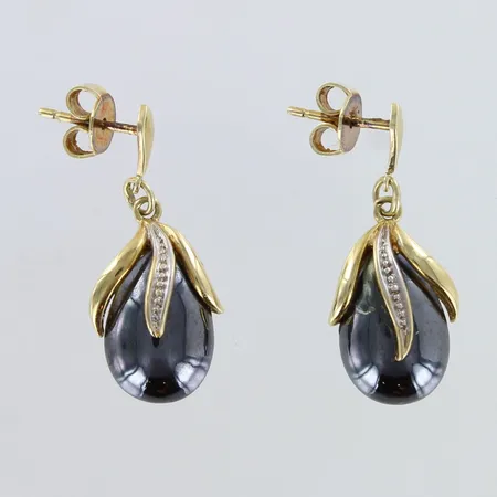 Kivikorvakorut, korkeus 25mm, 585br,  Paino: 4,7 g
