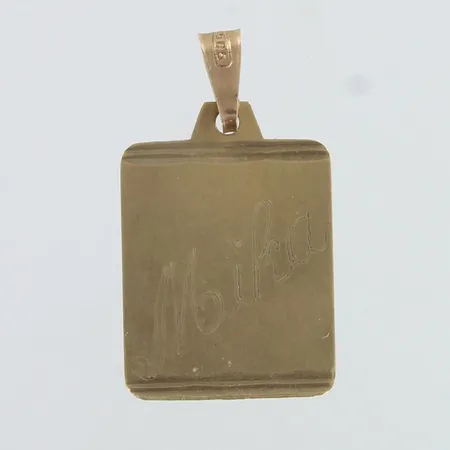 Riipus, kaiverrettu, korkeus 22mm, 585,  Paino: 1,1 g