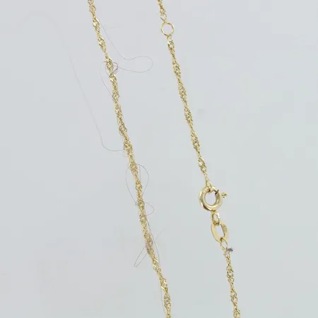 Singapore-kaulaketju, pituus 41,5-44,5cm, 585,  Paino: 1,8 g