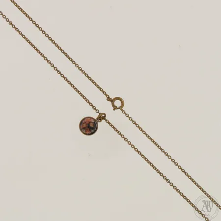 Kaulakoru, Kalvela Koru, pituus 46cm, korkeus 13mm, leveys 10mm, pronssi.