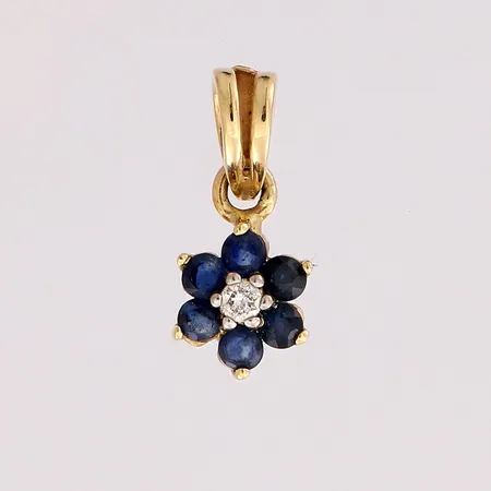 Kiviriipus timantilla 1xn.0.03ct, korkeus 15mm, 750br,  Paino: 0,9 g
