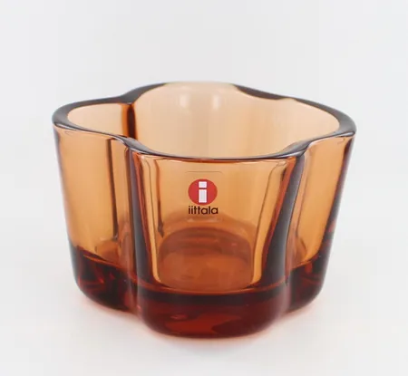 Kynttilälyhty Iittala,  Aalto, 60mm, pomeranssi
