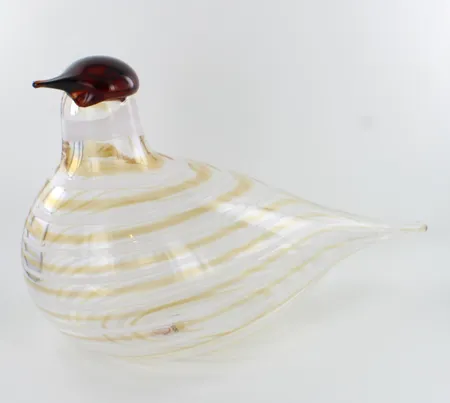 Lasilintu Oiva Toikka, vuosilintu 2022 Huitti, signeeraus O.Toikka Iittala 2022