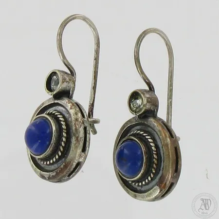 Kivikorvakorut, korkeus 29mm, 925br,  Paino: 6,6 g