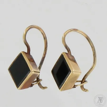 Kivikorvakorut, korkeus 18mm, 585br,  Paino: 1,9 g