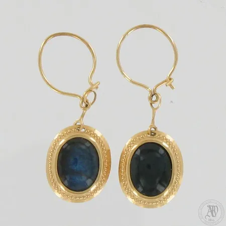 Kivikorvakorut, korkeus 30mm, 585br,  Paino: 1,4 g